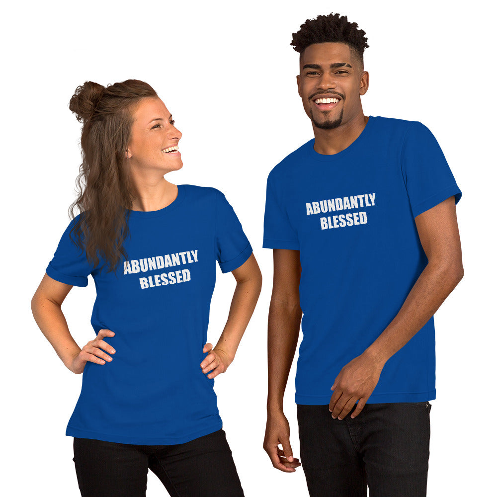 "Abundantly Blessed" Short-Sleeve Unisex T-Shirt