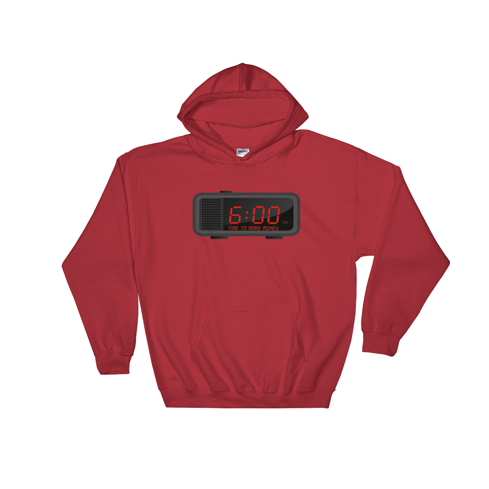 "Time" Mens' Hooded Sweatshirt