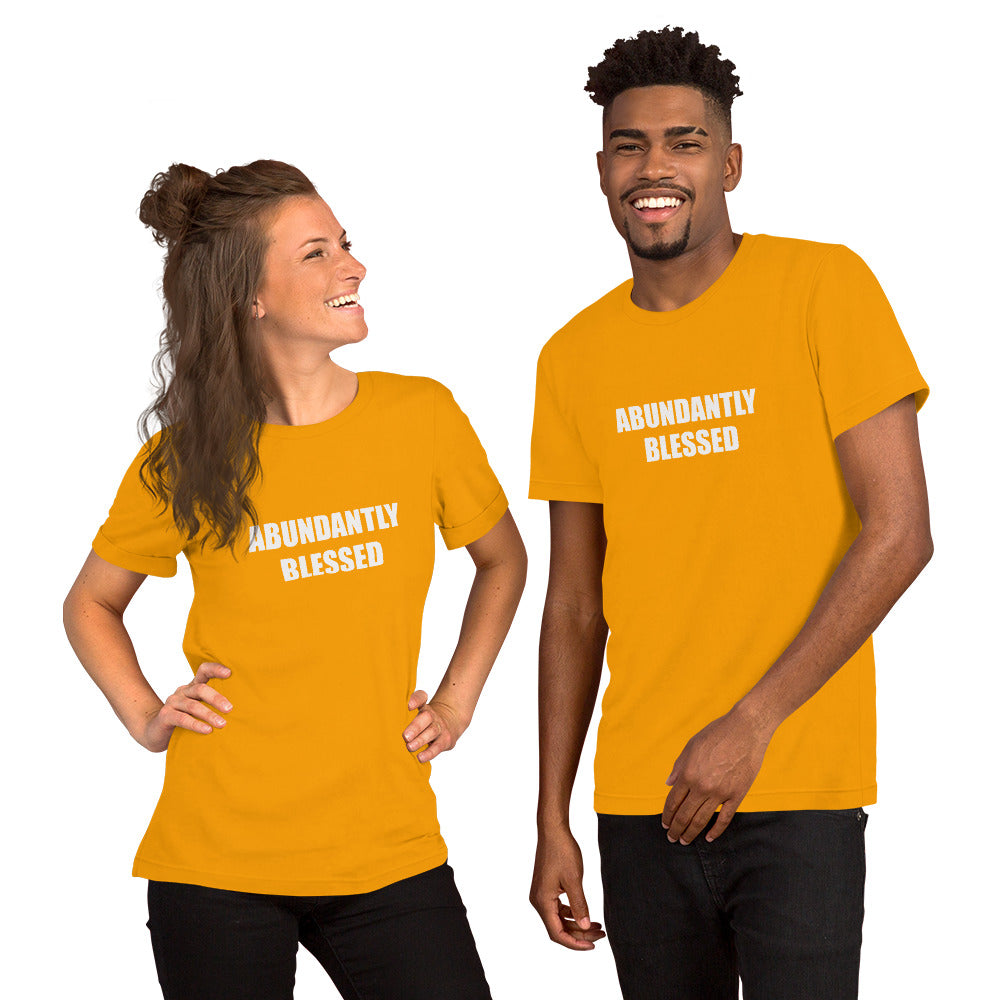 "Abundantly Blessed" Short-Sleeve Unisex T-Shirt