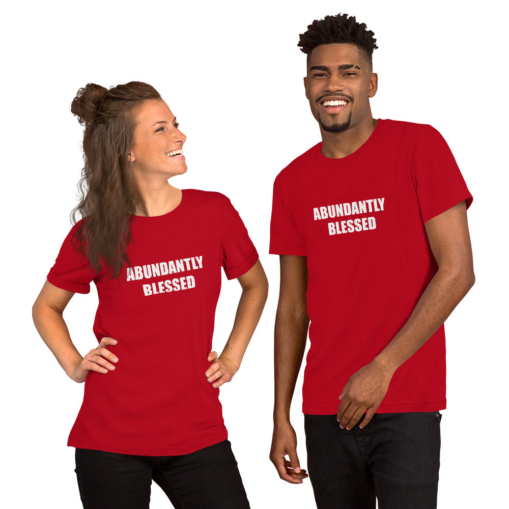 "Abundantly Blessed" Short-Sleeve Unisex T-Shirt