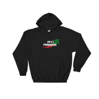 "Black Progress" Mens' Hooded Sweatshirt