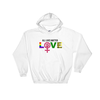 "Love" Mens' Hooded Sweatshirt