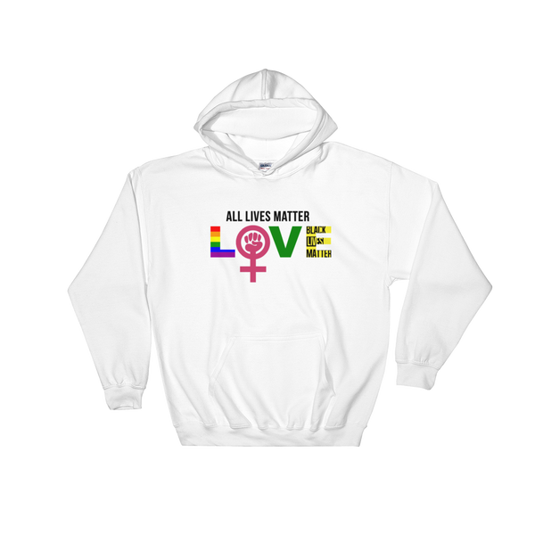 "Love" Mens' Hooded Sweatshirt