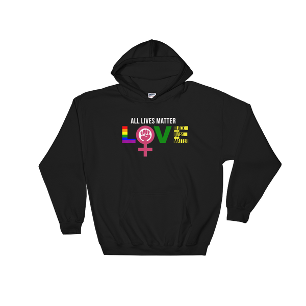 "Love" Mens' Hooded Sweatshirt