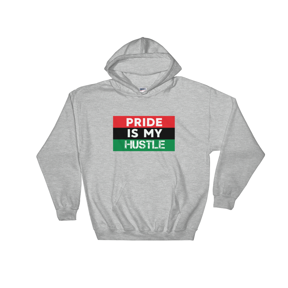 "Pride is my Hustle" Mens' Hooded Sweatshirt