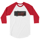 "Time" Mens' 3/4 sleeve raglan shirt