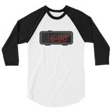 "Time" Mens' 3/4 sleeve raglan shirt