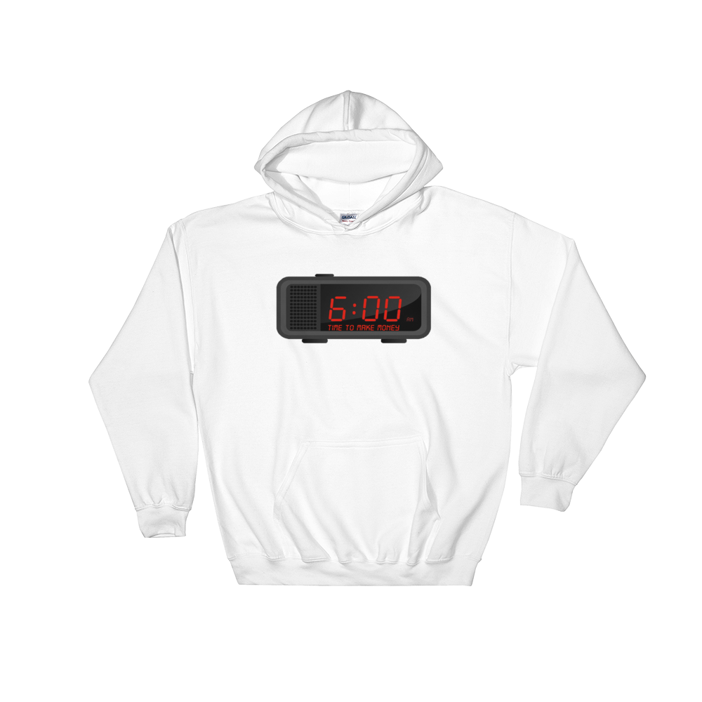 "Time" Mens' Hooded Sweatshirt