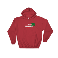 "Black Progress" Mens' Hooded Sweatshirt