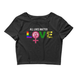 "Love" Ladies' Crop Tee