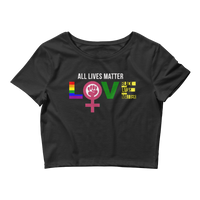 "Love" Ladies' Crop Tee